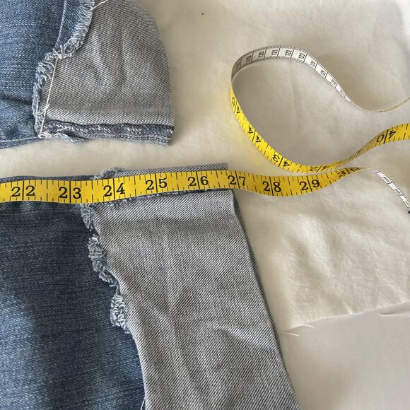 Ag Adriano Goldschmied Stevie Cuff Jeans Slim Straight Sz 32 Medium Wash - Picture 8 of 8